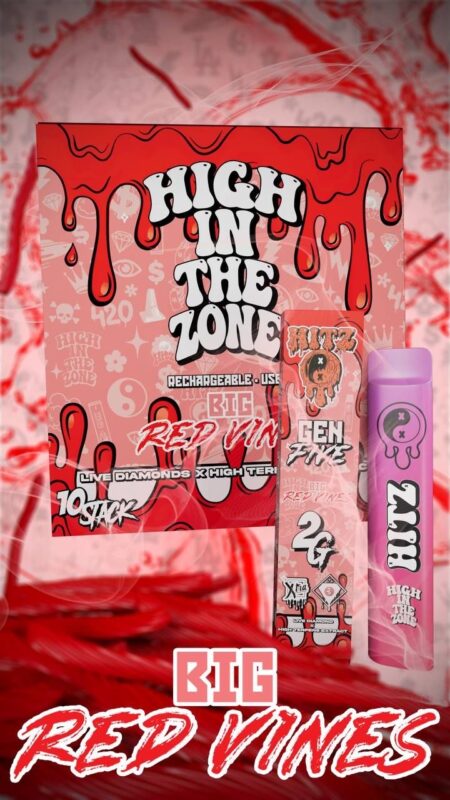 hitz dispo, hitz disposable,Big Red Vines